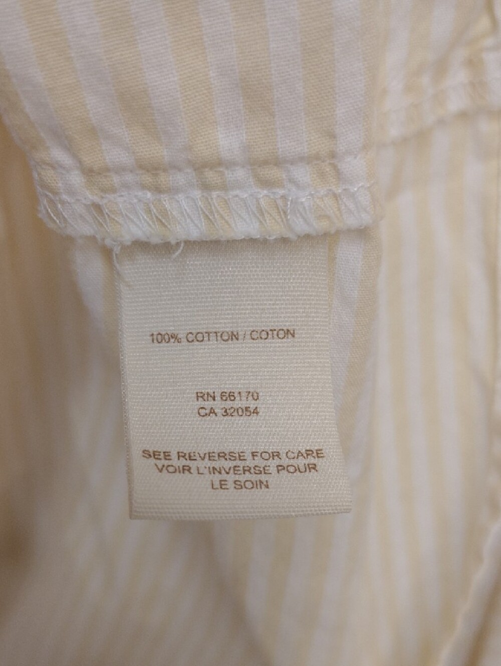 Free People Cream and White Striped Button-Front Shirt Dress With Drop Waist - Picture 10 of 12